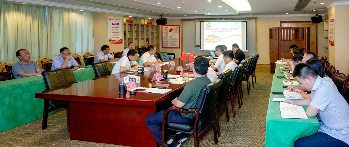 尊龍凱時集團領(lǐng)導班子召開“不忘初心、牢記使命”主題教育調(diào)研成果交流會