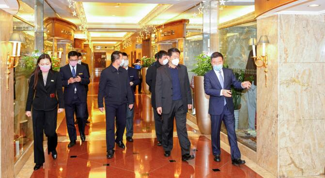 集團黨委書記、董事長任丁一行 赴錦江賓館督導(dǎo)檢查疫情防控工作
