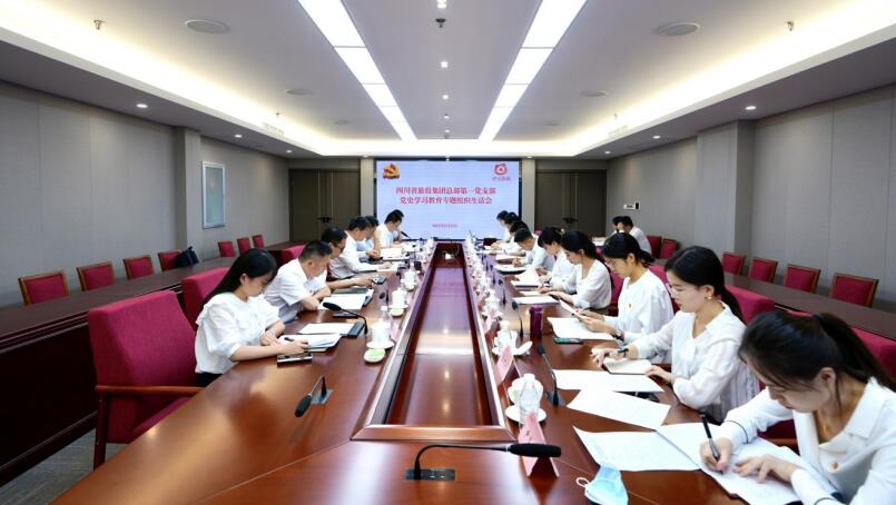 尊龍凱時(shí)集團(tuán)黨委書(shū)記、董事長(zhǎng)任丁參加總部第一黨支部黨史學(xué)習(xí)教育專(zhuān)題組織生活會(huì)